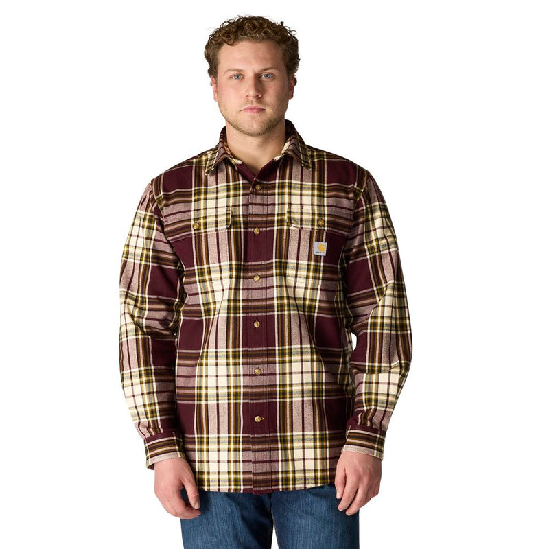 Load image into Gallery viewer, Carhartt TW4451 L/S Heavyweight Flannel - Port - Front
