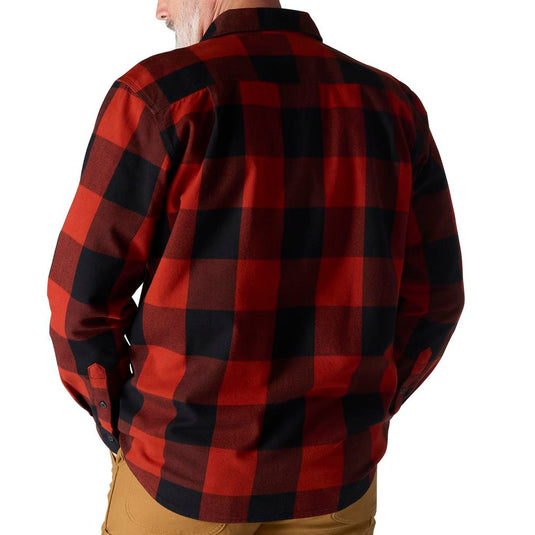 Carhartt TW4451 L/S Heavyweight Flannel - Spice Red - Back