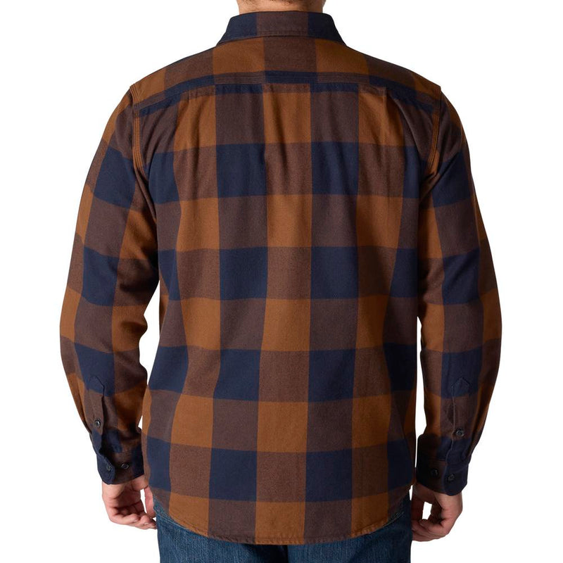 Load image into Gallery viewer, Carhartt TW4451 L/S Heavyweight Flannel - Red Duck - Back
