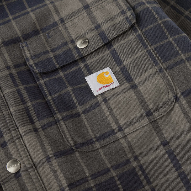 Load image into Gallery viewer, Carhartt TJ7017 Hubbard Plaid Sherpa-Lined Shirt Jac - HY8
