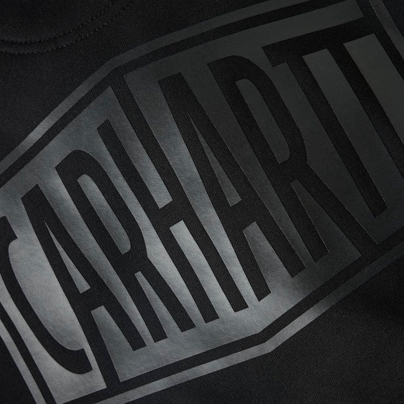 Load image into Gallery viewer, Carhartt TS7030 RD Midweight Logo Hoodie - Black - Back Logo 
