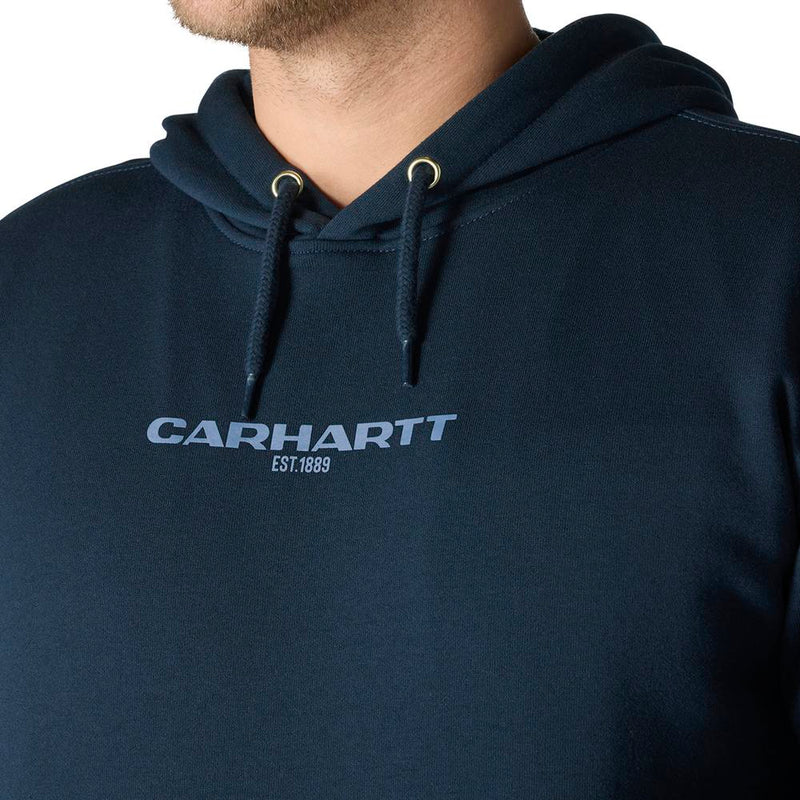 Load image into Gallery viewer, Carhartt TS7031 RD Midweight 1889 Hoodie - New Navy - Chest
