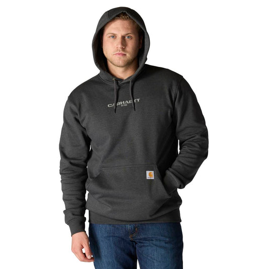 Carhartt TS7031 RD Midweight 1889 Hoodie - Carbon Heather - Front