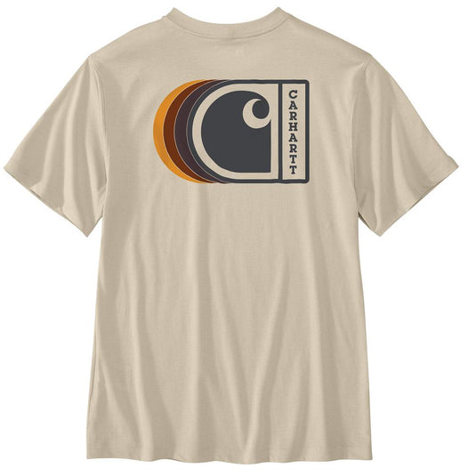 Carhartt TK7048 C Graphic S/S Tee - Oat Milk - Back