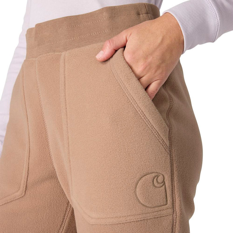 Load image into Gallery viewer, Carhartt W BN7148 Force Sweatpant - Sepia - Front Pocket
