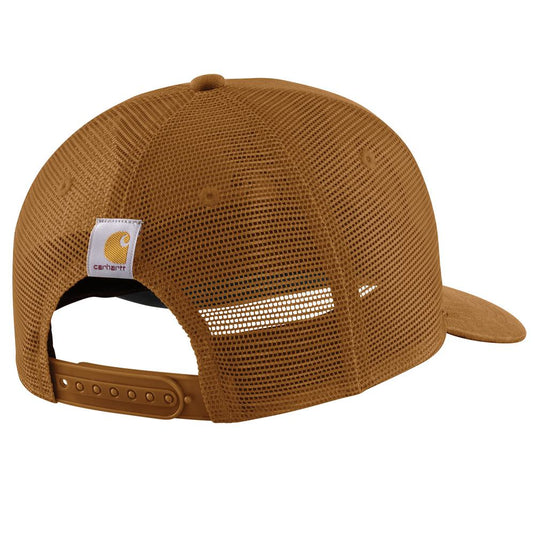 Carhartt AH7271 Camo Patch Mesh Cap - Carhartt Brown - Back