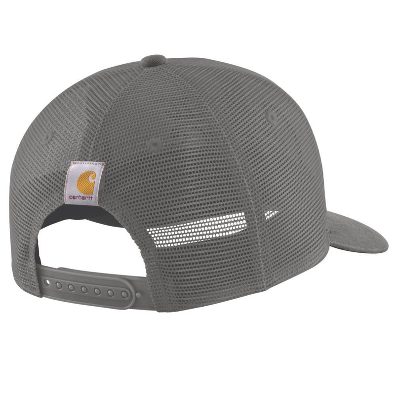 Load image into Gallery viewer, Carhartt AH7271 Camo Patch Mesh Cap - Gravel - Back
