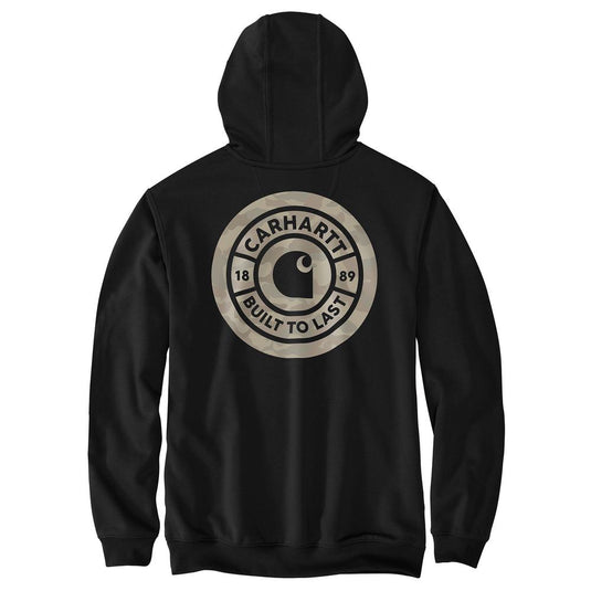 Carhartt TS7461 Sawyer Camo Hoodie - Black - Back