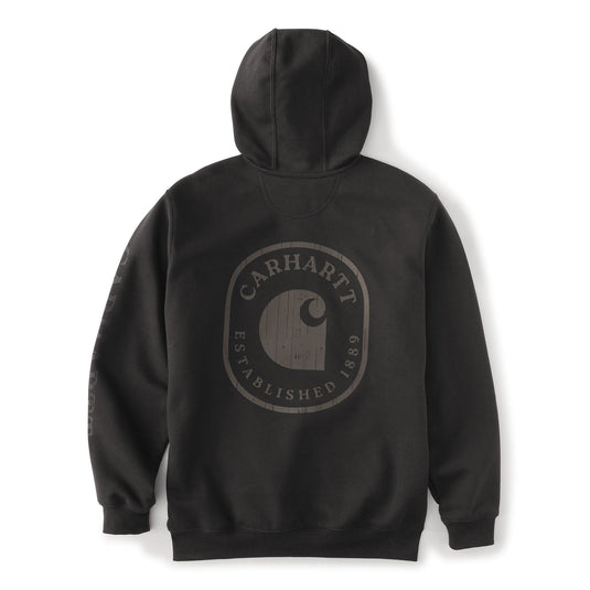 Carhartt TS7832 Paxton 1889 Logo Hoodie - BLK