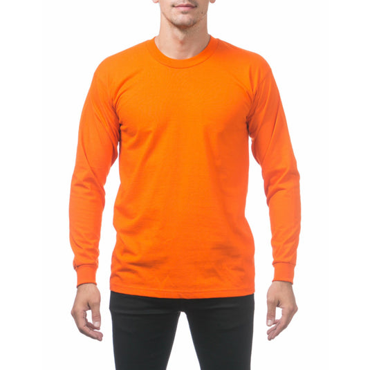 Pro Club L/S Heavyweight Tee - Orange