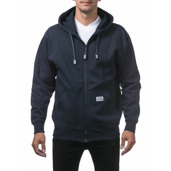 Load image into Gallery viewer, Pro Club HW Zipper Hoodie - Navy
