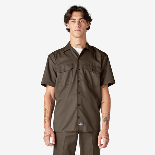Dickies 1574 S/S Work Shirt - Mushroom
