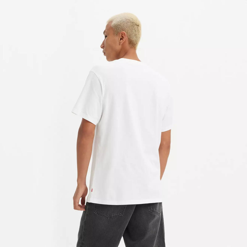 Load image into Gallery viewer, Levi&#39;s Logo Relaxed Fit Tee - White - Back
