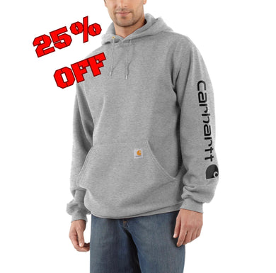 Carhartt K288 Loose Fit Sleeve Logo Hoodie - E20 - 25% Off