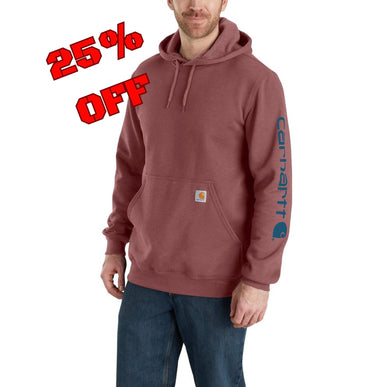 Carhartt K288 Loose Fit Sleeve Logo Hoodie - R96 - 25% Off