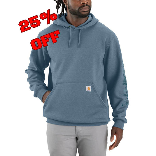 Carhartt K288 Loose Fit Sleeve Logo Hoodie - HH5 - 25% Off