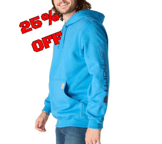 Carhartt K288 Loose Fit Sleeve Logo Hoodie - HO7 - 25% Off