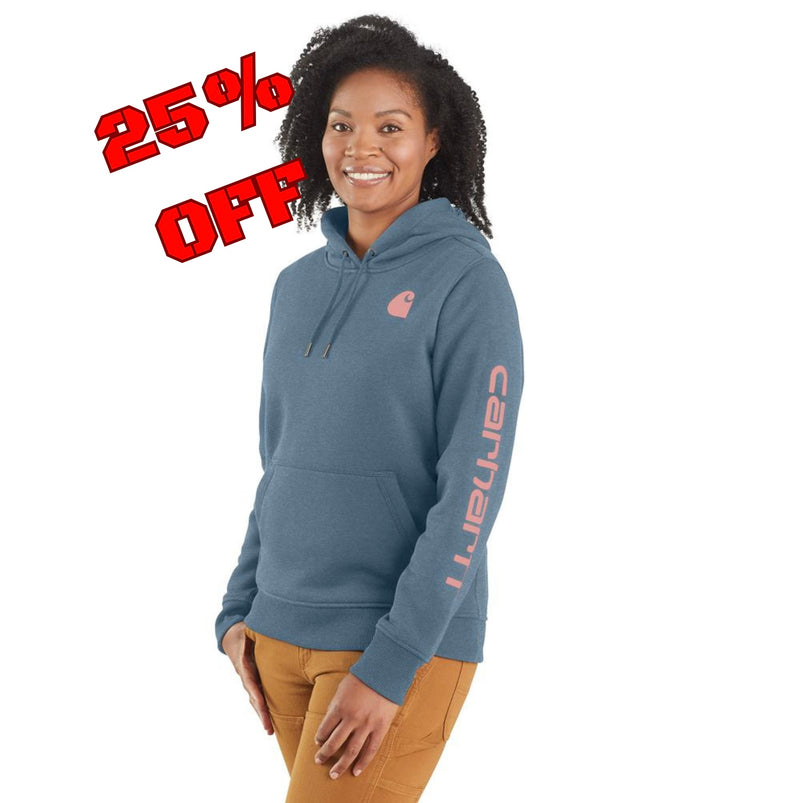 Load image into Gallery viewer, Carhartt W TS2791 Sleeve Logo Hoodie - HH5 - 25% Off
