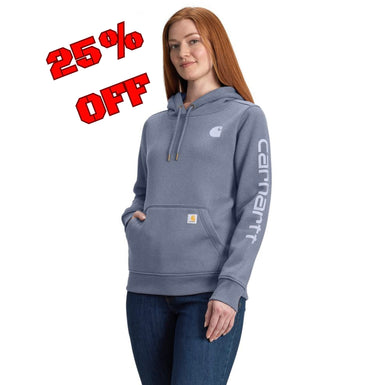 Carhartt W TS2791 Sleeve Logo Hoodie - V83 - 25% Off