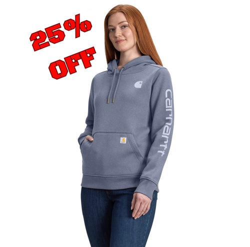 Carhartt W TS2791 Sleeve Logo Hoodie - V83 - 25% Off