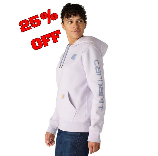 Carhartt W TS2791 Sleeve Logo Hoodie - V95 - 25% Off