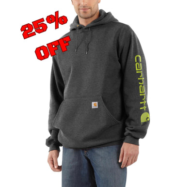 Carhartt K288 Loose Fit Sleeve Logo Hoodie - 026 - 25% Off