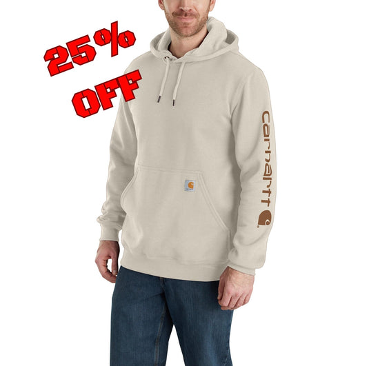 Carhartt K288 Loose Fit Sleeve Logo Hoodie - W03 - 25% Off