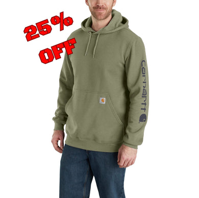 Carhartt K288 Loose Fit Sleeve Logo Hoodie - DOV - 25% Off