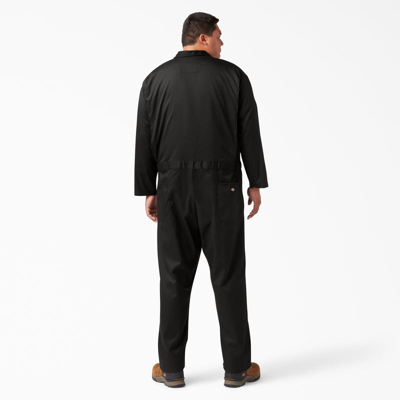 Load image into Gallery viewer, Dickies Long Sleeve Flex Coverall Black - Back
