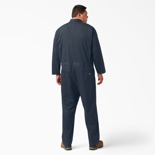 Dickies Long Sleeve Flex Coverall Dark Navy - Back