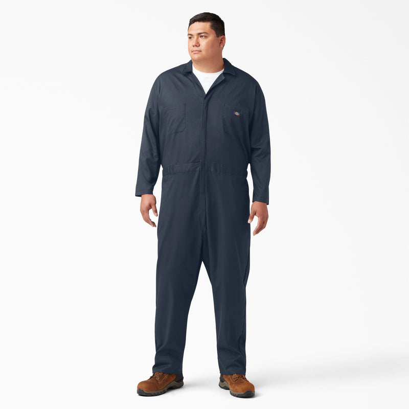 Load image into Gallery viewer, Dickies Long Sleeve Flex Coverall Dark Navy - Front
