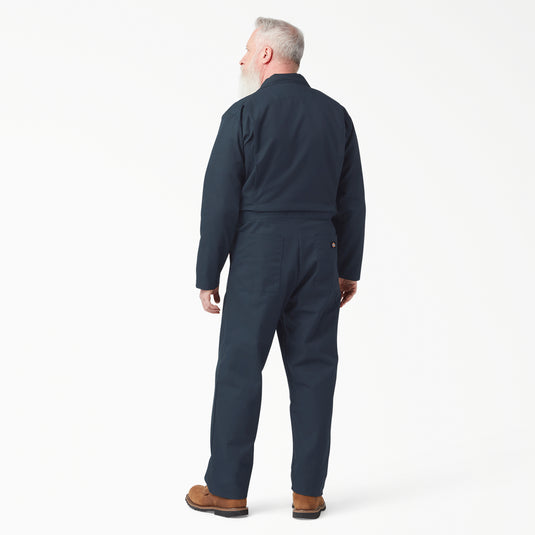 Dickies Long Sleeve Basic Coverall Dark Navy - Back