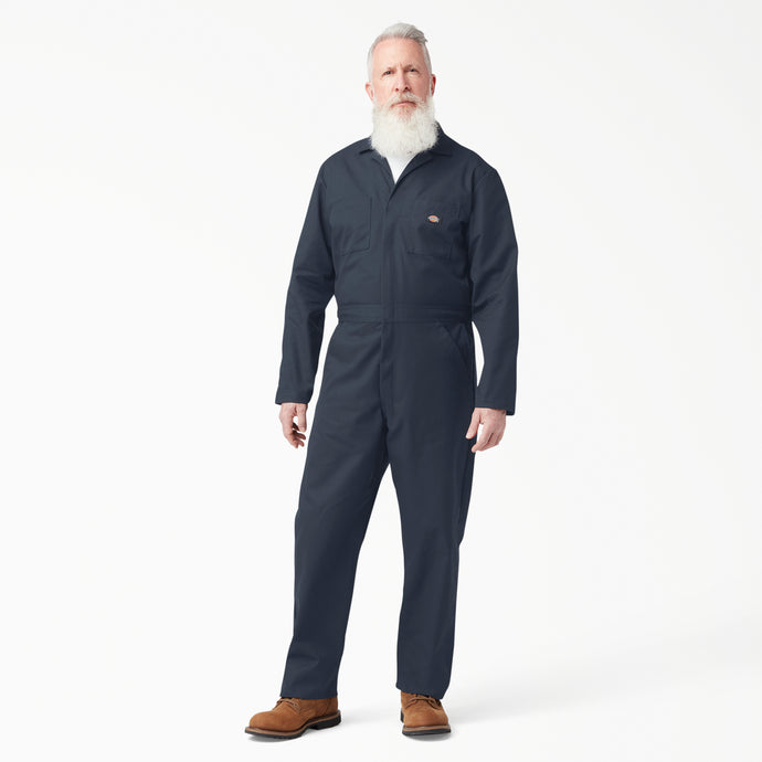 Dickies Long Sleeve Basic Coverall Dark Navy - Front