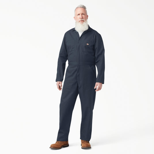 Dickies Long Sleeve Basic Coverall Dark Navy - Front
