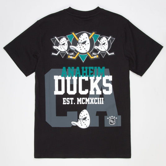 Mitchell & Ness Short Sleeve Anaheim Ducks Home Team - Back