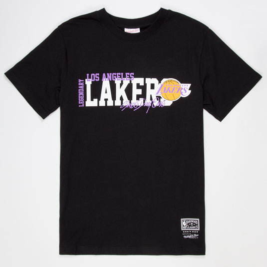 Mitchell & Ness Short Sleeve LA Lakers Home Team - Front