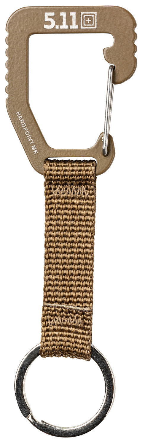 Load image into Gallery viewer, 5.11 tactical keychain with carabiner and strap on a white background
