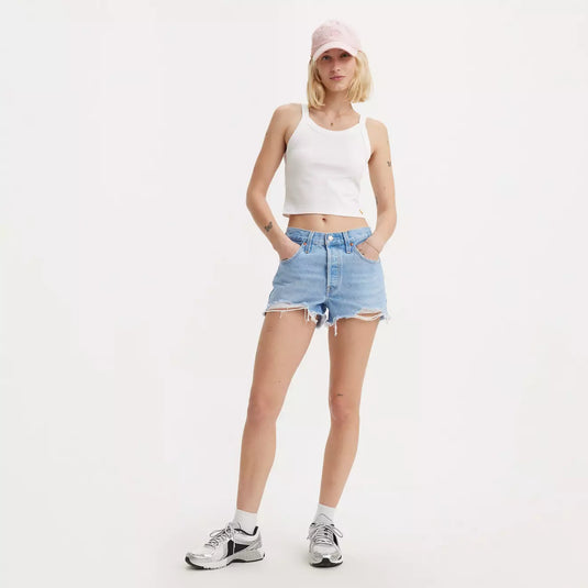 Levi's Women's 501 Shorts - Ojai Luxor Heat - Front