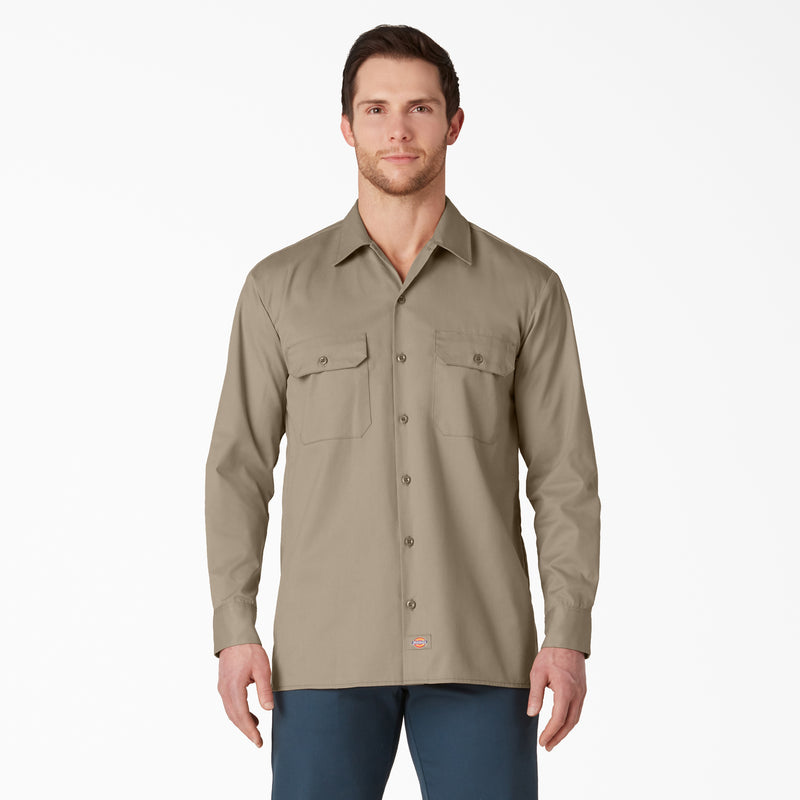 Load image into Gallery viewer, Dickies Original 574 Long Sleeve Work Shirt Desert Sand
