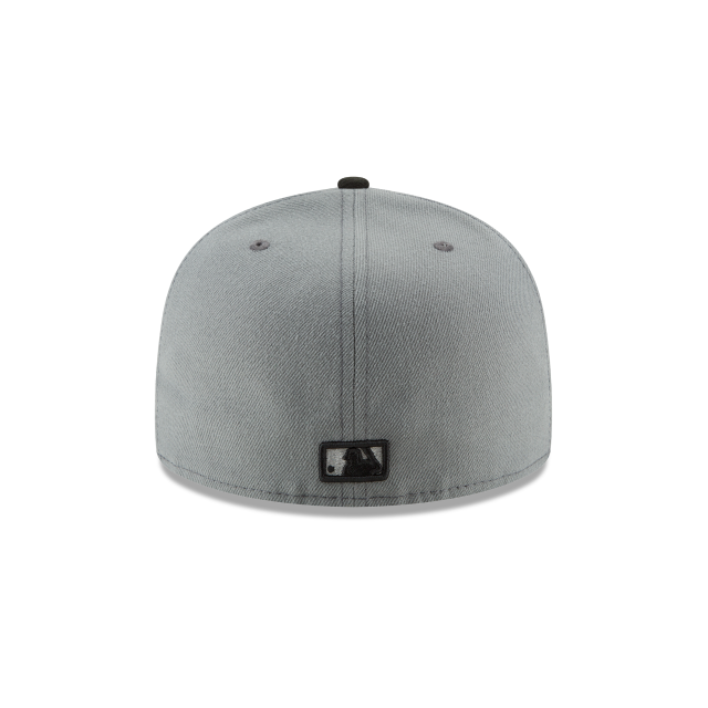 Load image into Gallery viewer, New Era LA Dodgers 59Fifty Fitted - 2Tone Gray &amp; Black - Back

