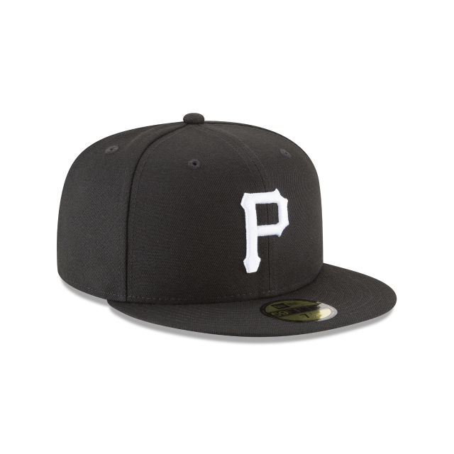 New Era Pittsburgh Pirates 59Fifty Fitted - Black & White - Right