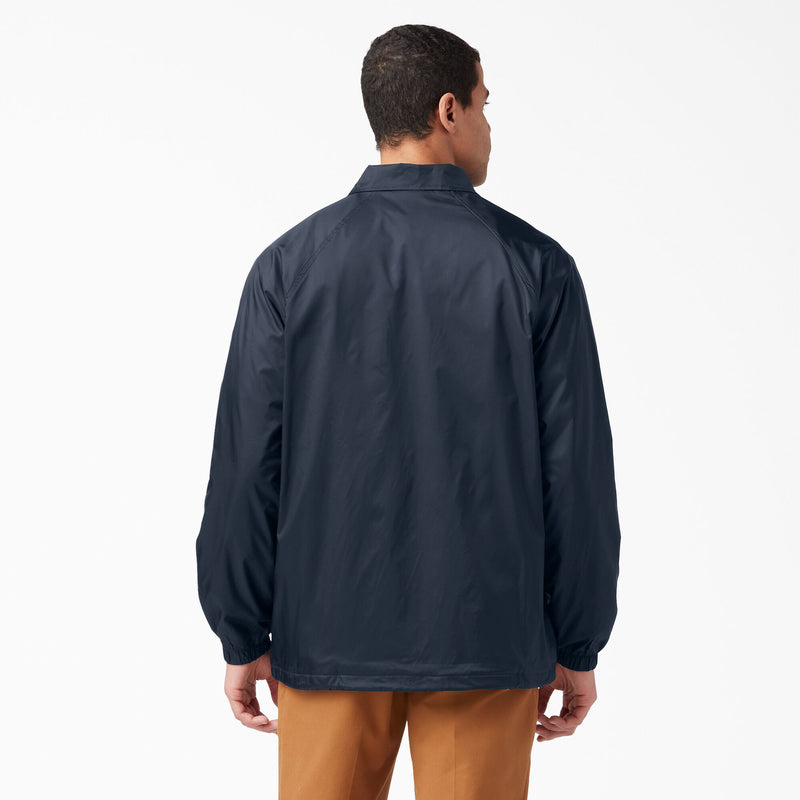 Load image into Gallery viewer, Dickies Snap Front Nylon Jacket Dark Navy
