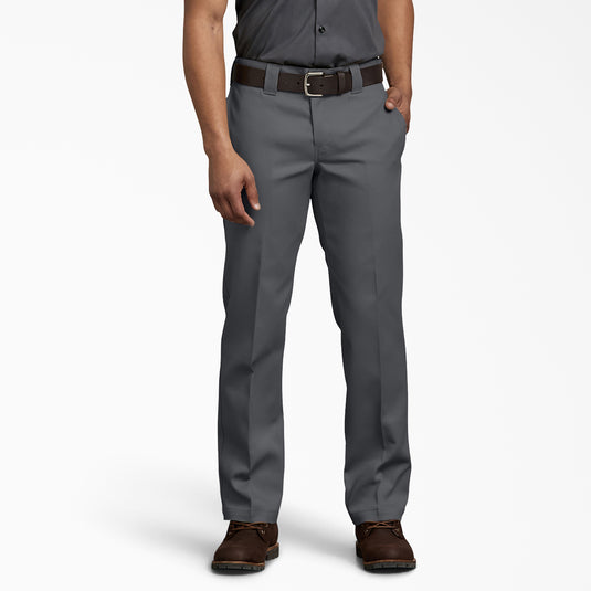 Dickies D873F Flex Slim Straight Pant - Charcoal - Front