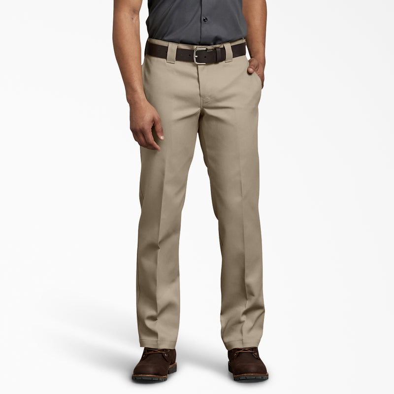 Load image into Gallery viewer, Dickies D873F Flex Slim Straight Pant - Desert Sand - Front
