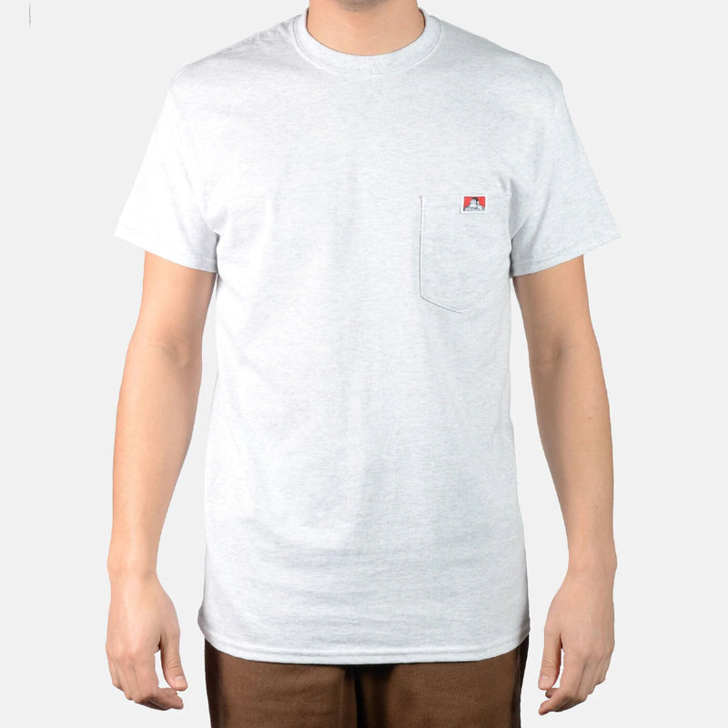 Load image into Gallery viewer, Ben Davis S/S Pocket Tee - Ash Gray - Front
