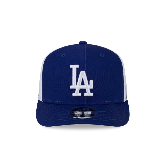 Load image into Gallery viewer, New Era LA Dodgers 9Seventy Stretch Snapback Trucker - 2Tone Blue &amp; White - Front
