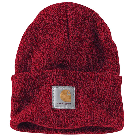 Carhartt A18 Knit Cuffed Beanie - Red Marl