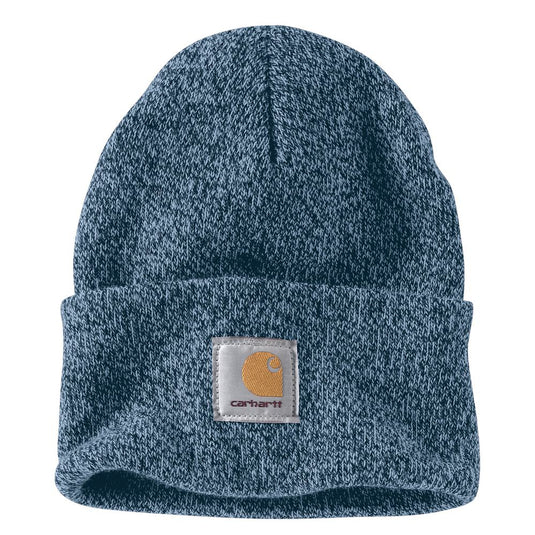 Carhartt A18 Knit Cuffed Beanie - Night Blue Marl