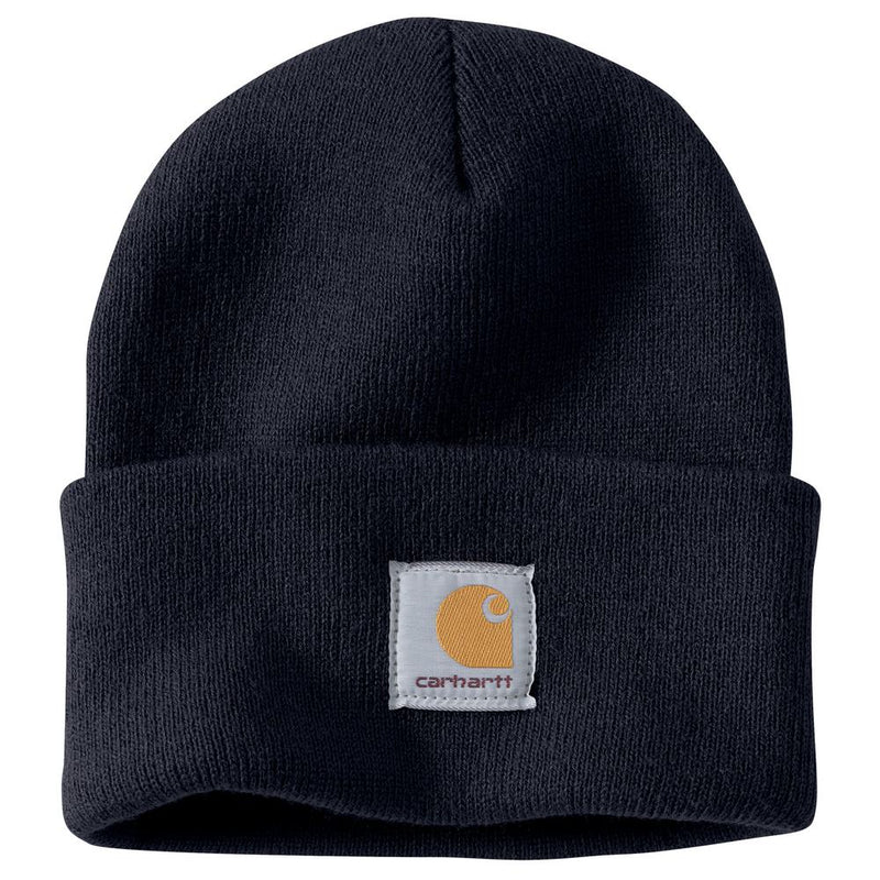Load image into Gallery viewer, Carhartt A18 Knit Cuffed Beanie - Navy

