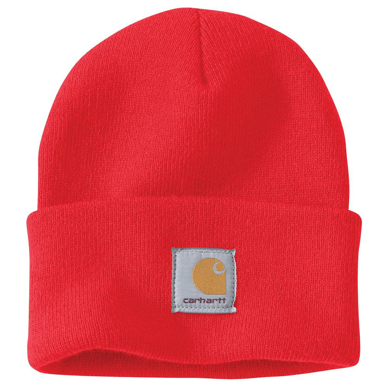Load image into Gallery viewer, Carhartt A18 Knit Cuffed Beanie - Fire Red
